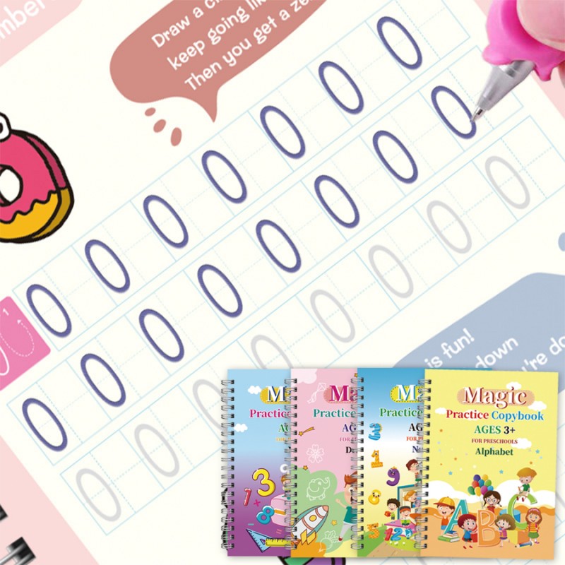 Practice Copybook Set with Pen