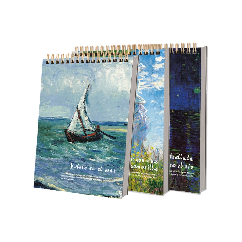 Monet Painting Cover Skicár