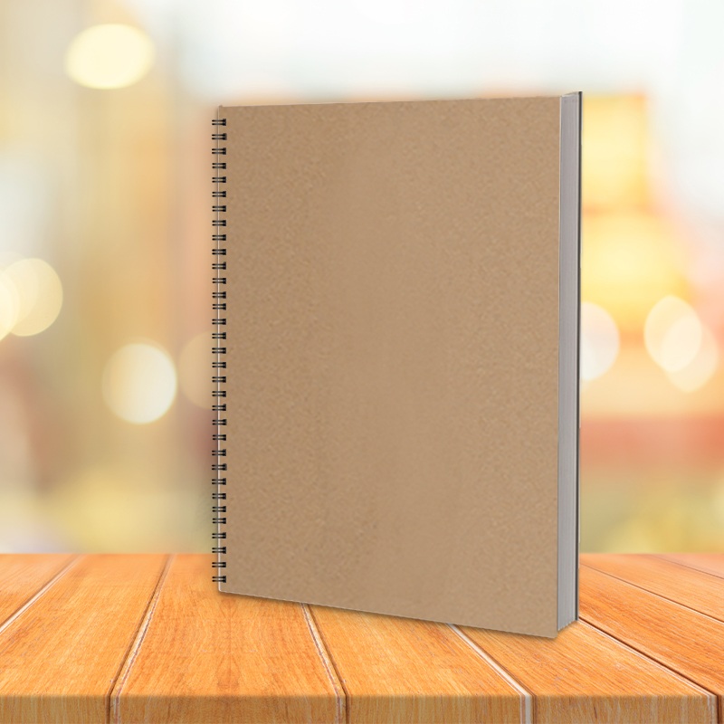 Bočná špirála Kraft Paper Sketchbook